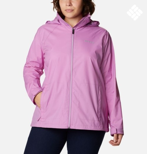 Women's Columbia Switchback III Jackets Pink | Plus Size CA-Q68C0